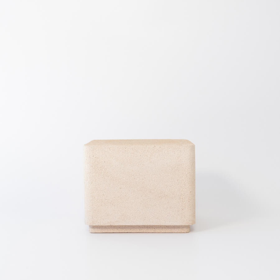 Buddy pet urn. Image of low garden urn in bath stone.